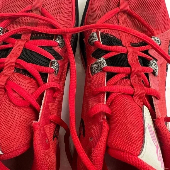 Nikes, red size 8 men’s - Picture 4 of 8